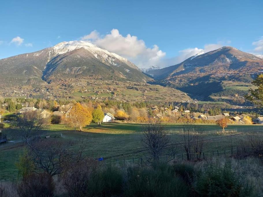 Gite Confort 15 Couchages, Vue Panoramique Montagne Hautes Alpes, Terrasses Embrun Luaran gambar