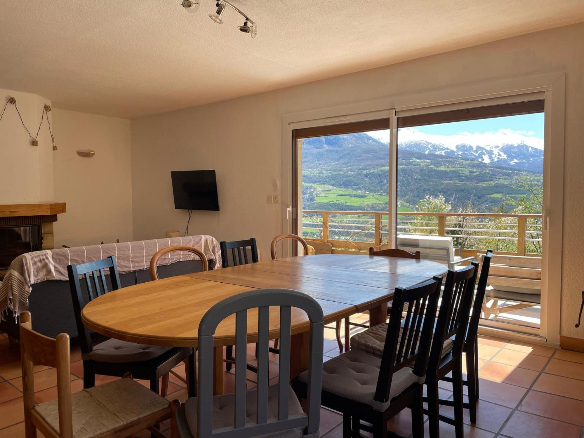 Gite Confort 15 Couchages, Vue Panoramique Montagne Hautes Alpes, Terrasses Embrun Luaran gambar