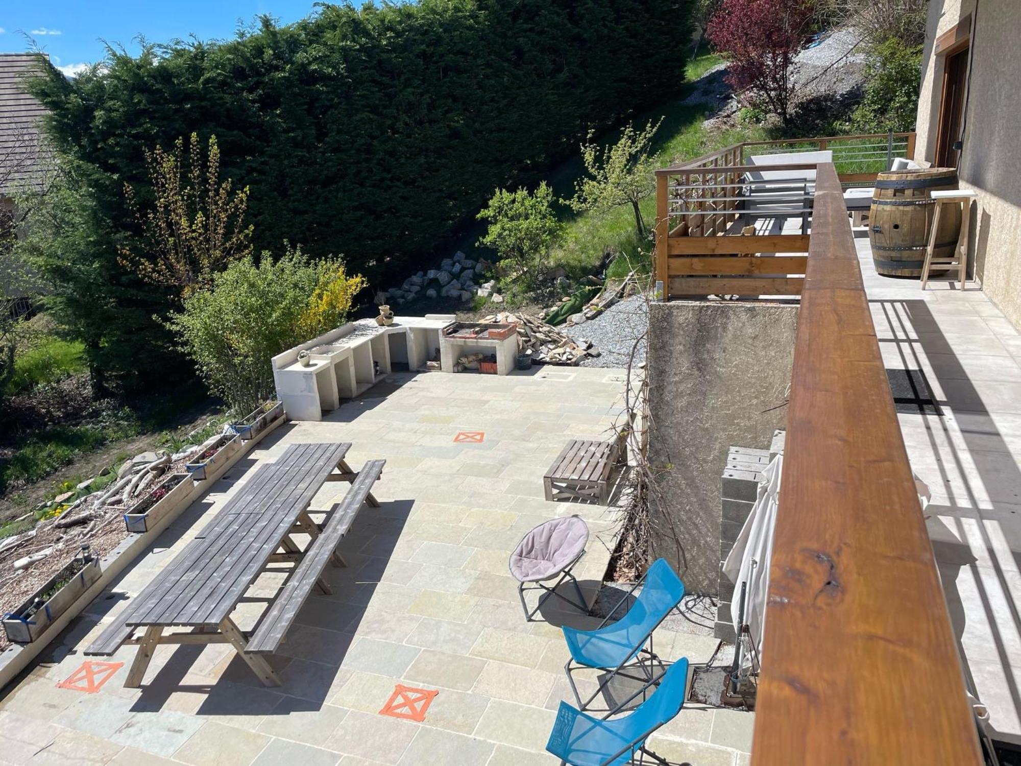 Gite Confort 15 Couchages, Vue Panoramique Montagne Hautes Alpes, Terrasses Embrun Luaran gambar