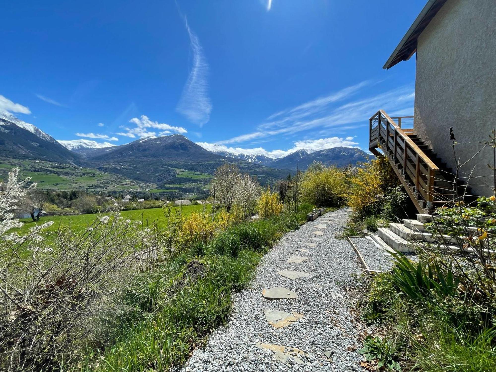 Gite Confort 15 Couchages, Vue Panoramique Montagne Hautes Alpes, Terrasses Embrun Luaran gambar