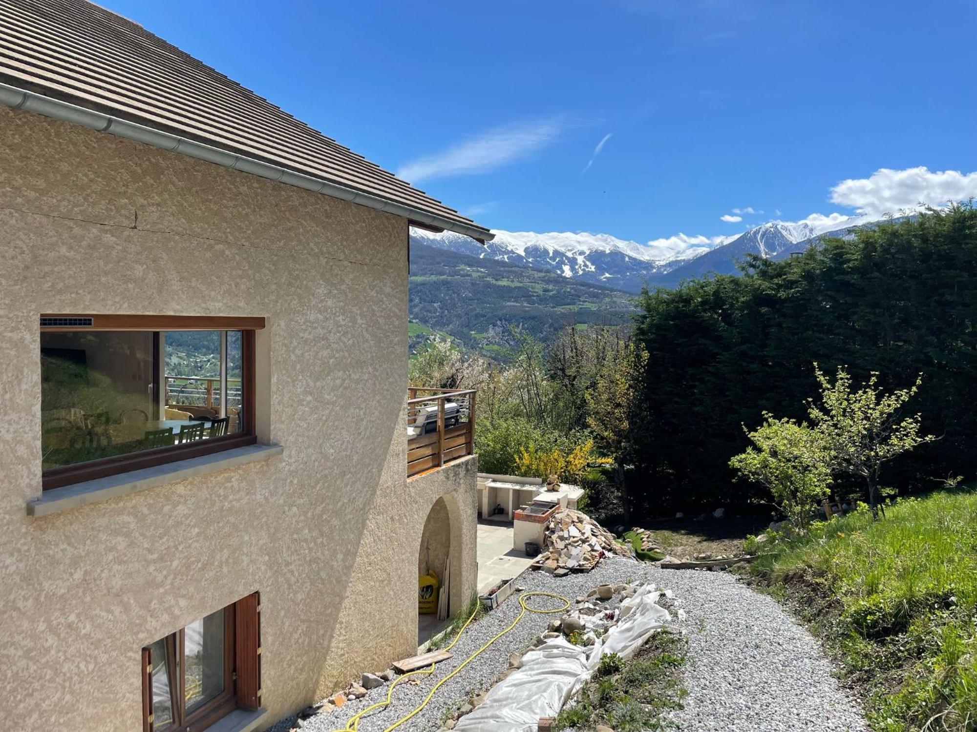 Gite Confort 15 Couchages, Vue Panoramique Montagne Hautes Alpes, Terrasses Embrun Luaran gambar